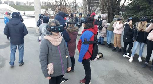 Зимняя VR-экскурсия группой